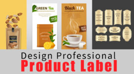 Professionally Designed Product Label Within 24 Hours